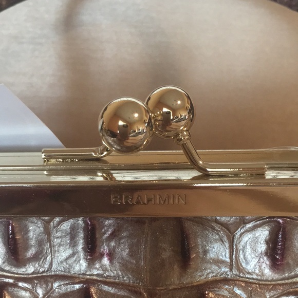 NWT “SOLD OUT” Brahmin Juliett Port Ombré Melbourne Bag & Credit Card Wallet - Picture 3 of 13